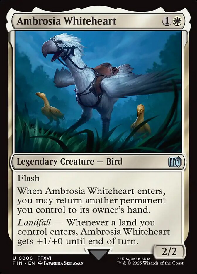 Ambrosia Whiteheart 6/309 (FINAL FANTASY)  | Good Games Morley