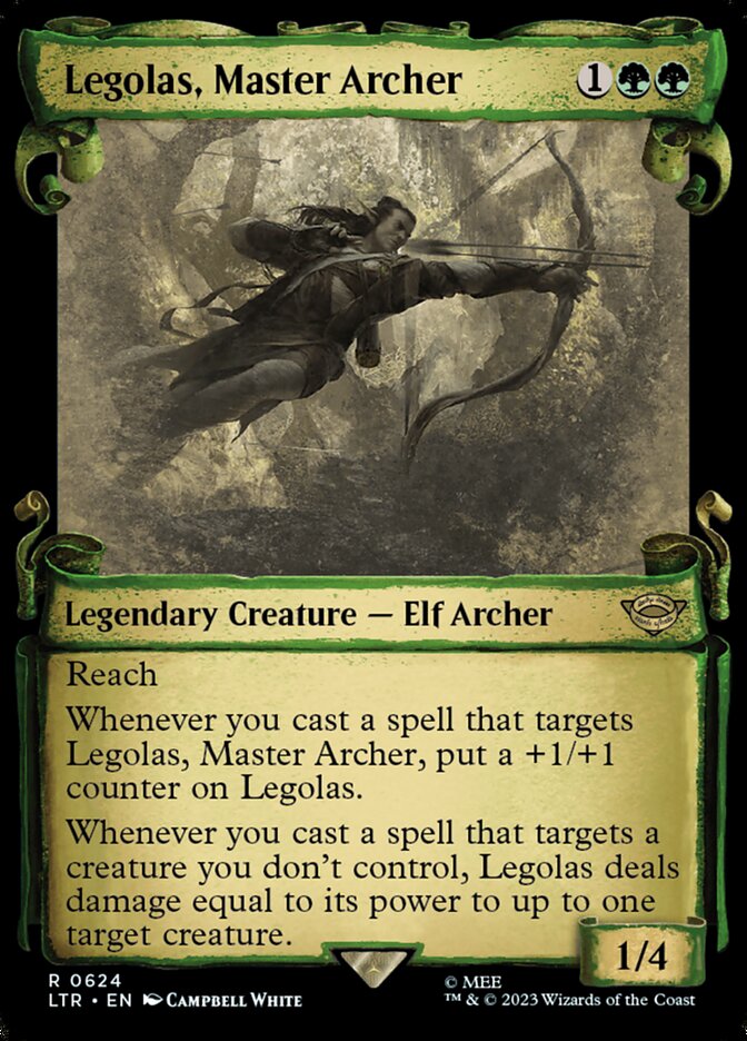 Legolas, Master Archer 624 (Universes Beyond: The Lord of the Rings: Tales of Middle-earth)  - Showcase Scroll | Good Games Morley
