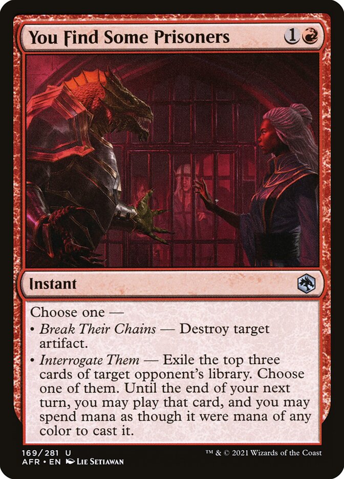 You Find Some Prisoners 169/281 (Adventures in the Forgotten Realms)  - Foil | Good Games Morley