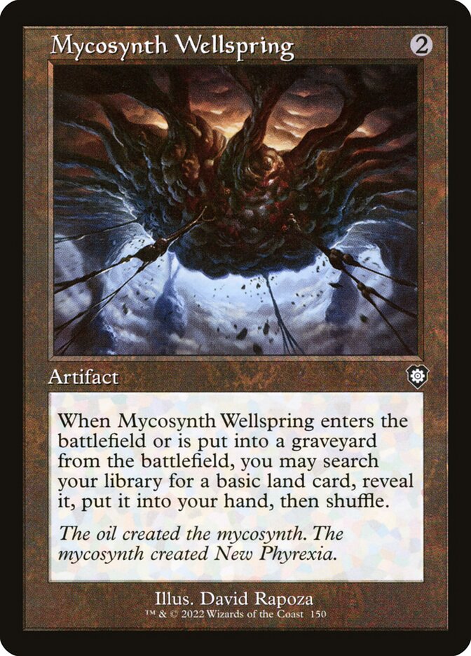 Mycosynth Wellspring Retro Frame 150 (Commander: The Brothers' War)  | Good Games Morley