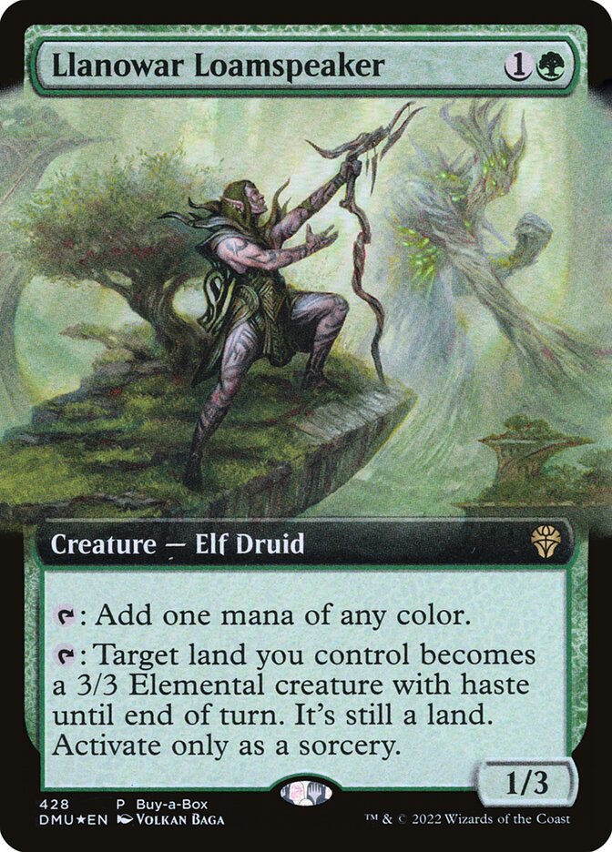 Llanowar Loamspeaker 428/281 (Buy-A-Box Promos)  - Foil | Good Games Morley
