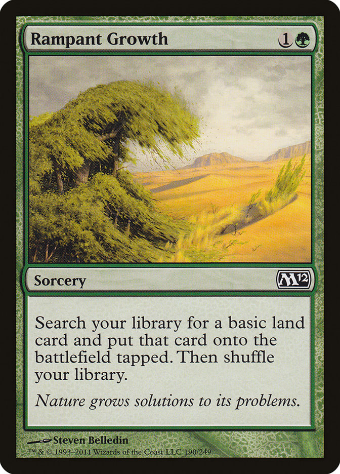 Rampant Growth 190/249 (Magic 2012 (M12))  | Good Games Morley
