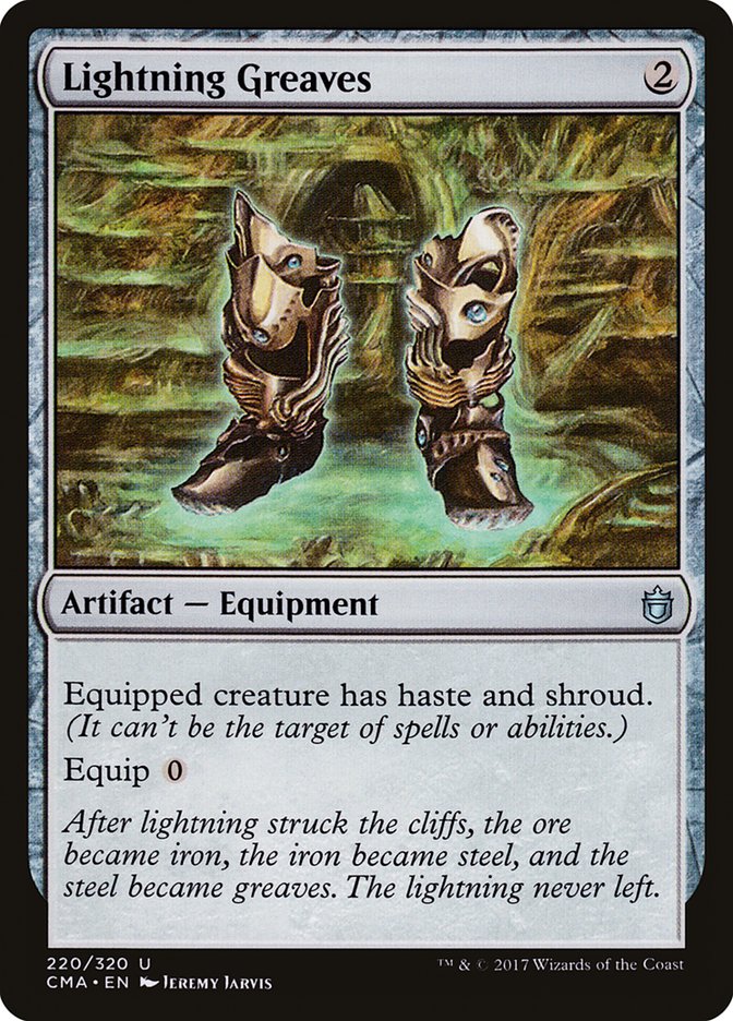 Lightning Greaves 220/320 (Commander Anthology)  | Good Games Morley