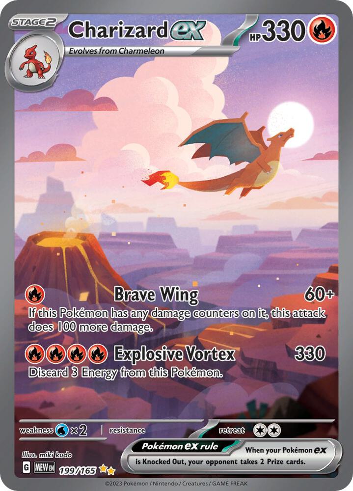 Charizard ex 199/165 (SV: Scarlet & Violet 151)  - Holofoil | Good Games Morley