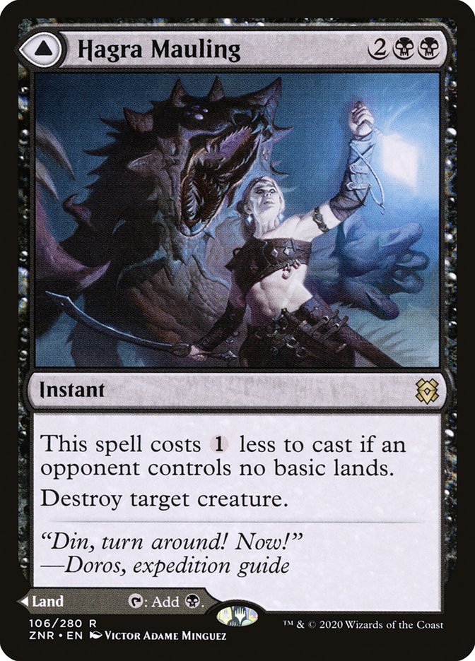 Hagra Mauling // Hagra Broodpit 106/280 (Zendikar Rising)  | Good Games Morley