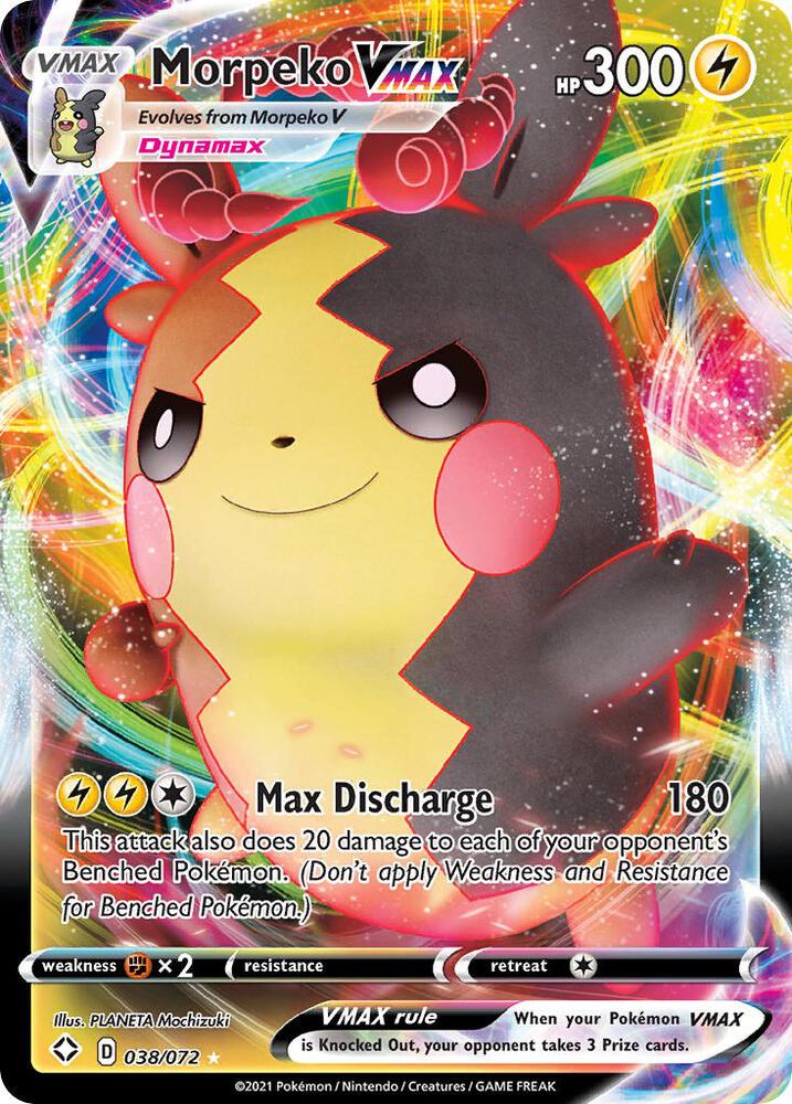 Morpeko VMAX 038/072 (Shining Fates)  - Holofoil | Good Games Morley