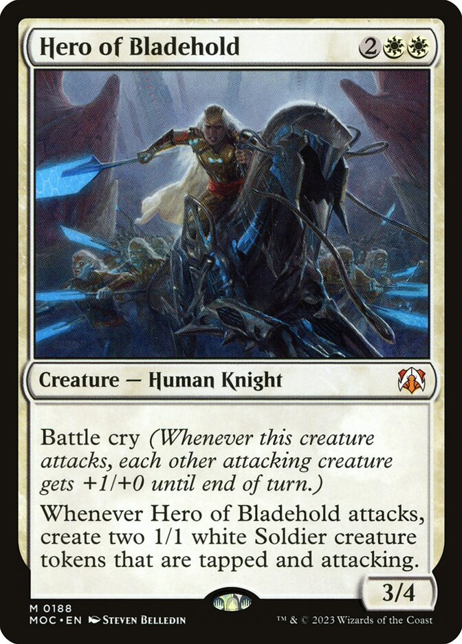 Hero of Bladehold 188 (Commander: March of the Machine)  | Good Games Morley