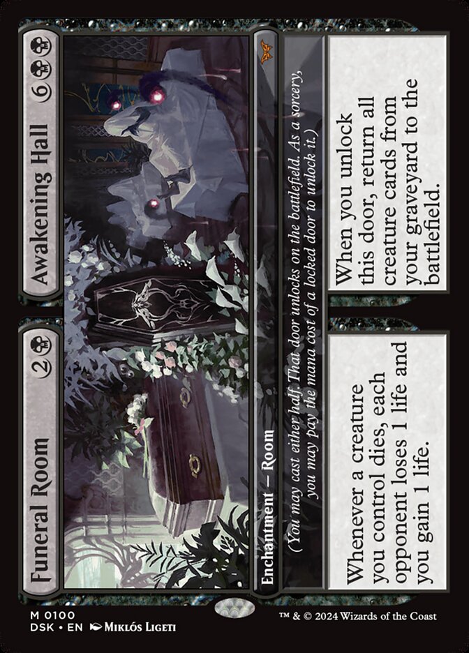 Funeral Room // Awakening Hall 100 (Duskmourn: House of Horror)  - Foil | Good Games Morley