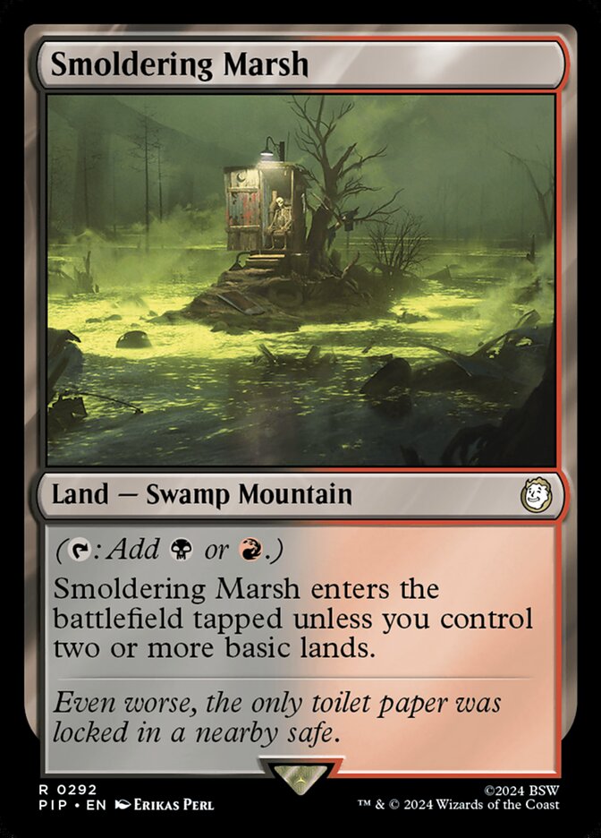 Smoldering Marsh 292/326 (Universes Beyond: Fallout)  | Good Games Morley