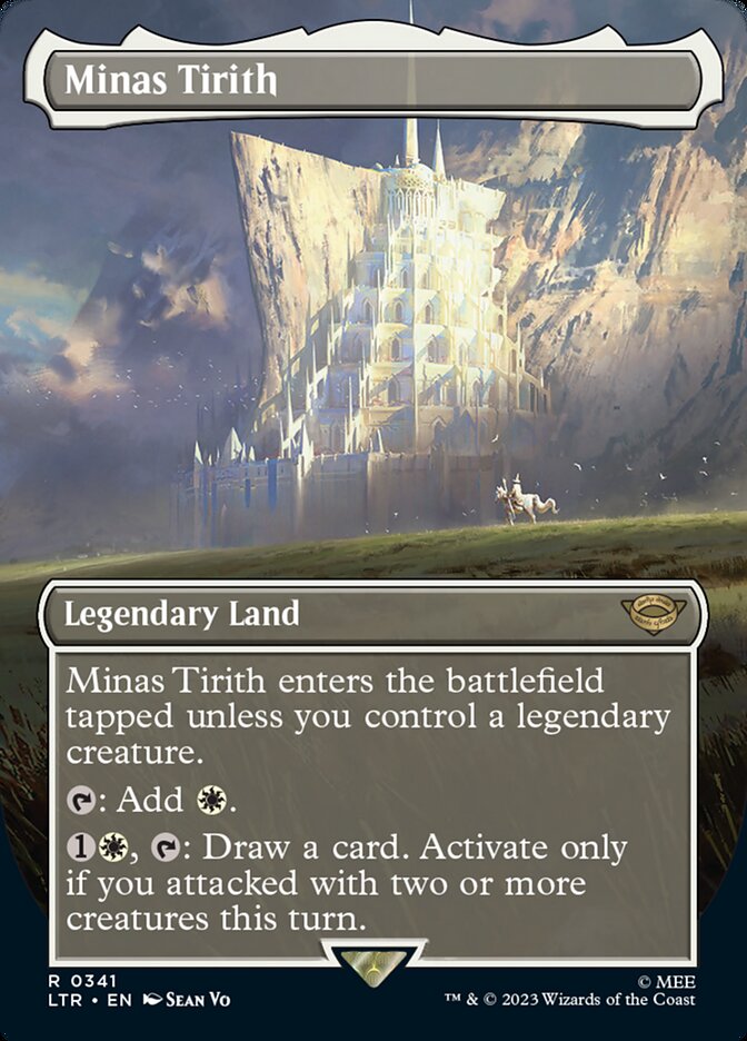 Minas Tirith 341 (Universes Beyond: The Lord of the Rings: Tales of Middle-earth)  - Borderless | Good Games Morley