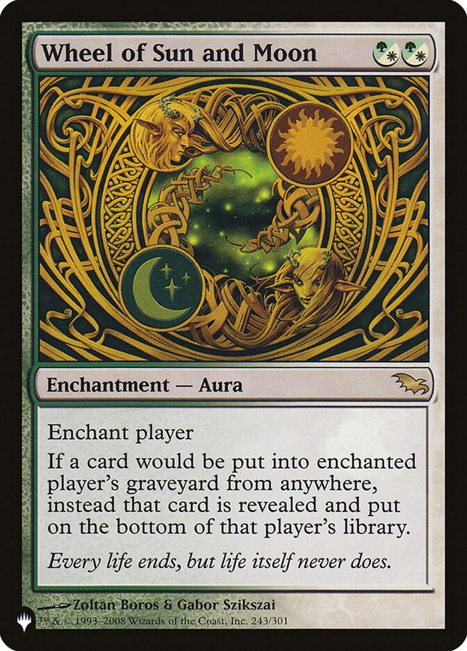 Wheel of Sun and Moon SHM-243/5075 (The List Reprints)  | Good Games Morley