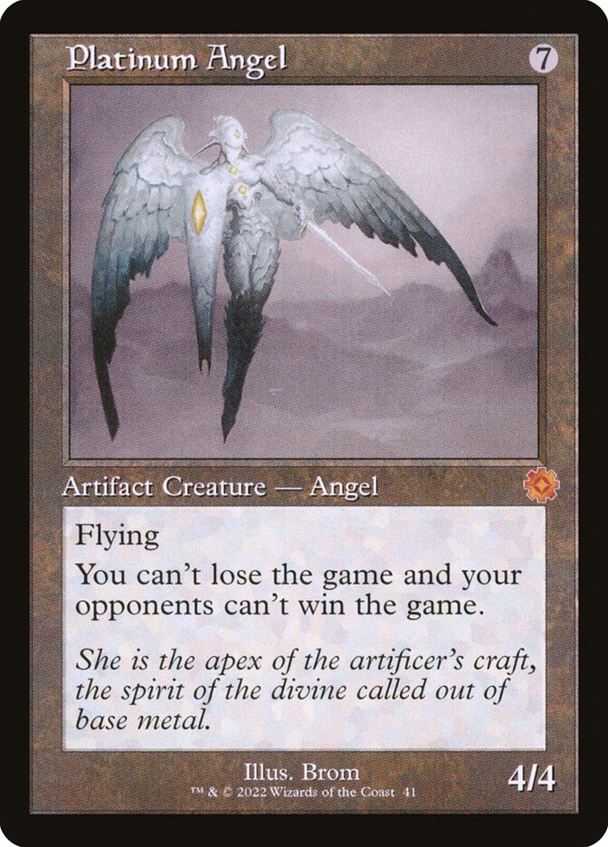 Platinum Angel 41/63 (The Brothers' War: Retro Frame Artifacts)  | Good Games Morley