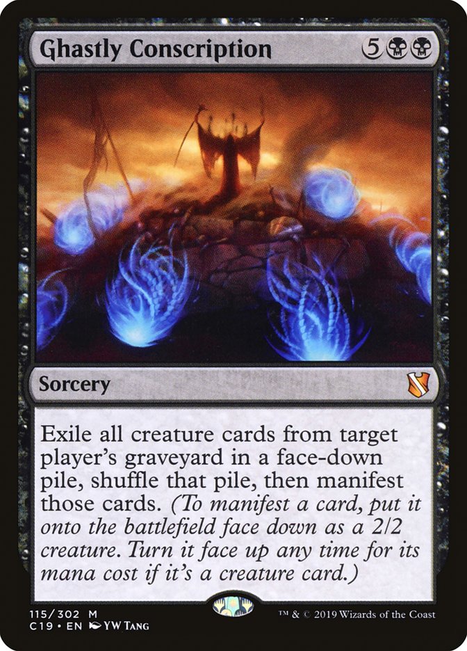 Ghastly Conscription 115/302 (Commander 2019)  | Good Games Morley