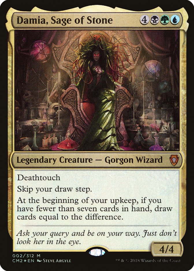 Damia, Sage of Stone 2/312 (Commander Anthology Volume II)  - Foil | Good Games Morley
