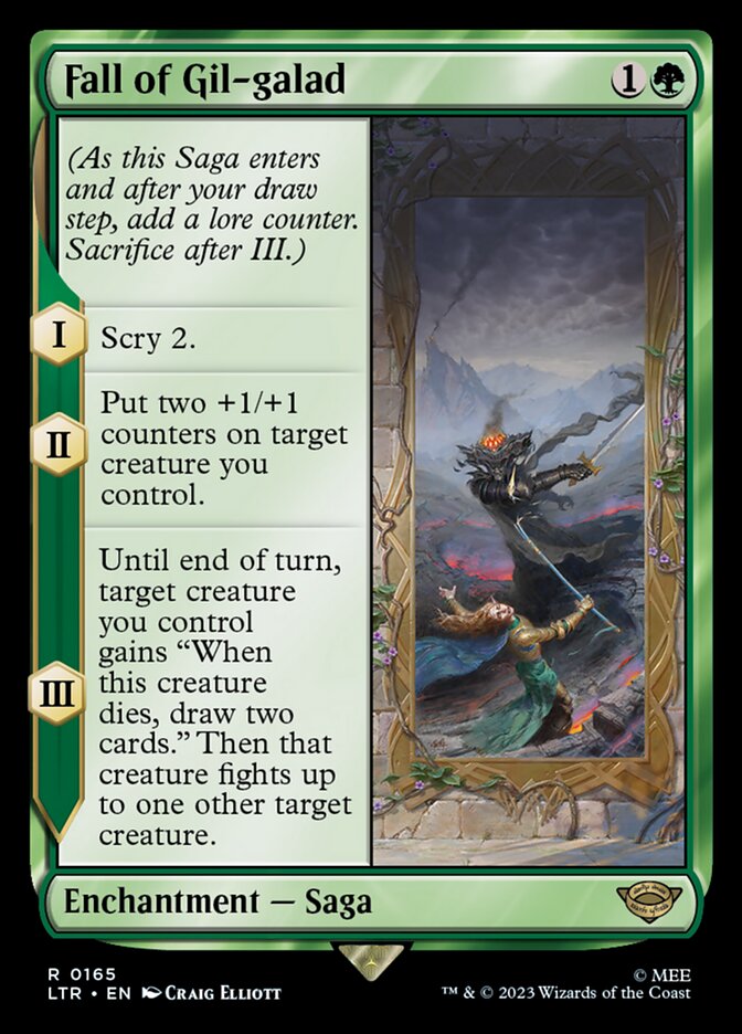 Fall of Gil galad 165 (Universes Beyond: The Lord of the Rings: Tales of Middle-earth)  - Foil | Good Games Morley