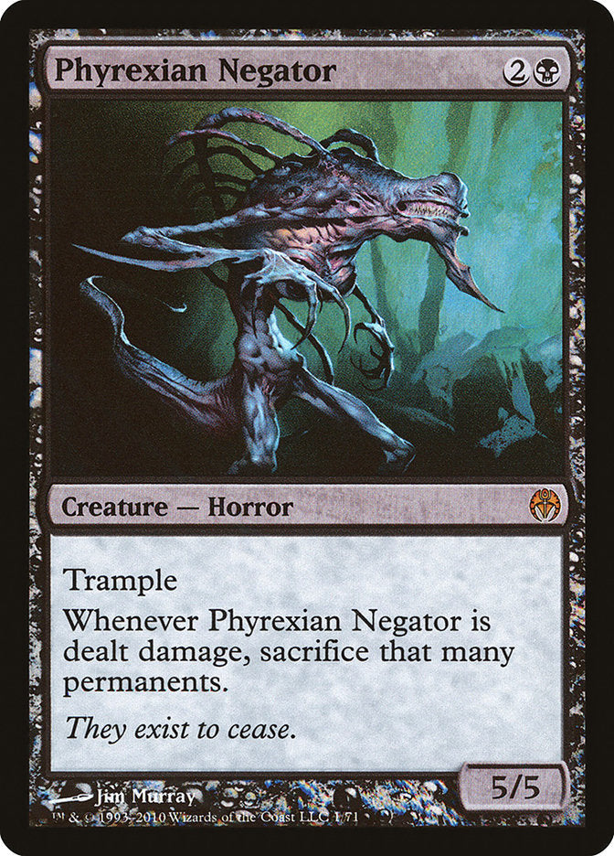 Phyrexian Negator 1/71 (Duel Decks: Phyrexia vs. the Coalition)  - Foil | Good Games Morley