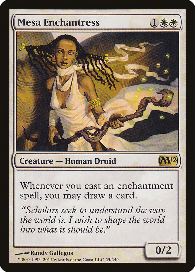 Mesa Enchantress 25/249 (Magic 2012 (M12))  | Good Games Morley