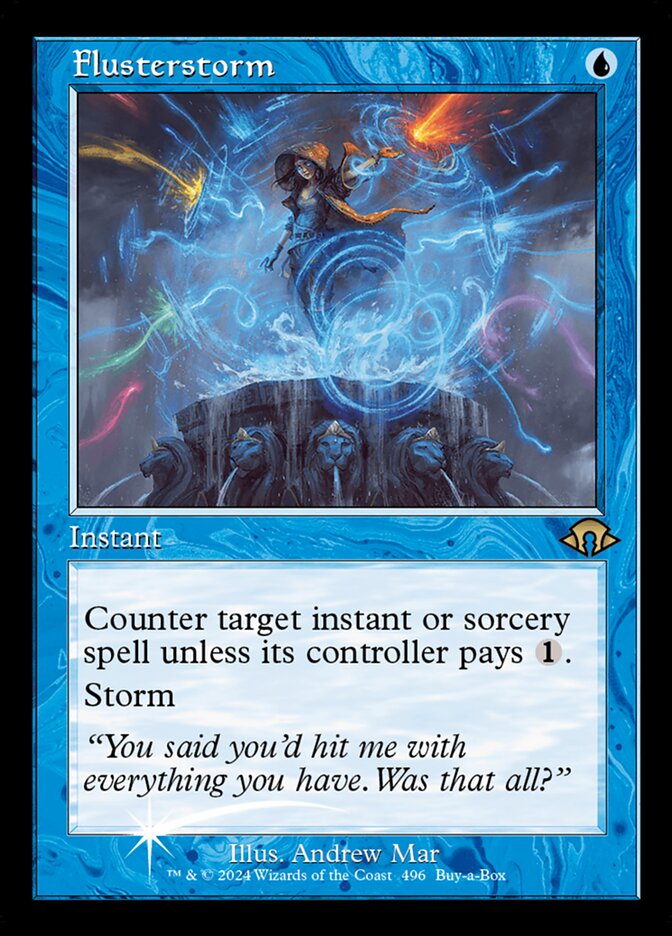 Flusterstorm 496 (Buy-A-Box Promos)  - Foil | Good Games Morley