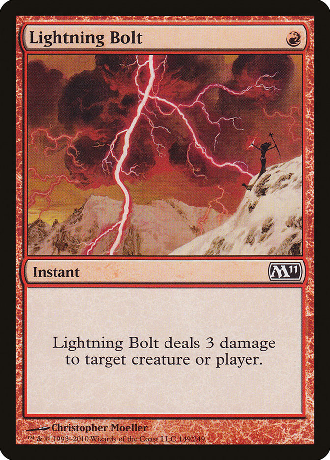 Lightning Bolt 149/249 (Magic 2011 (M11))  | Good Games Morley