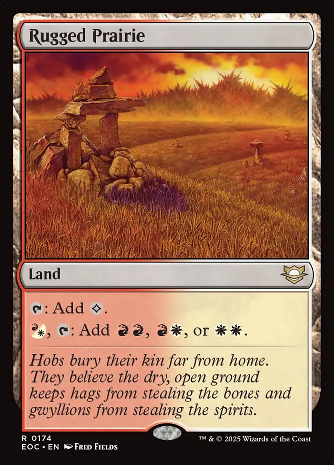 Rugged Prairie 174 (Commander: Edge of Eternities)  | Good Games Morley
