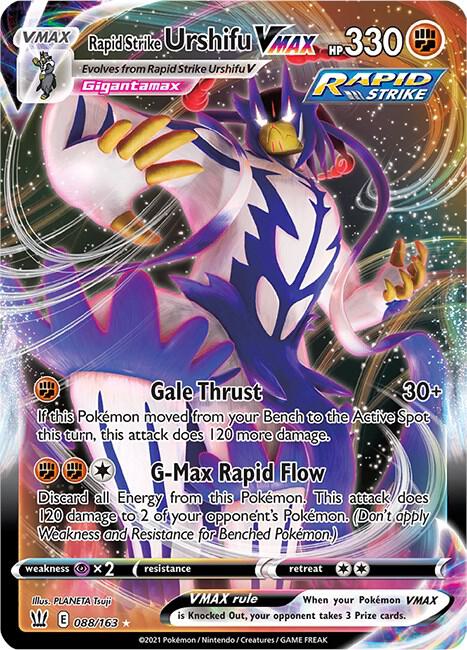 Rapid Strike Urshifu VMAX 088/163 (SWSH05: Battle Styles)  - Holofoil | Good Games Morley