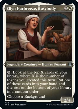 Ellyn Harbreeze, Busybody 472 (Commander Legends: Battle for Baldur's Gate)  - Etched Foil | Good Games Morley