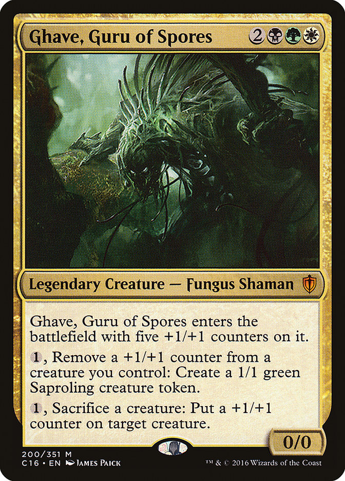 Ghave, Guru of Spores 200/351 (Commander 2016)  | Good Games Morley