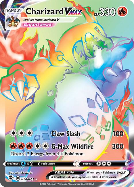 Charizard VMAX Secret 74/73 (Champion's Path)  - Holofoil | Good Games Morley
