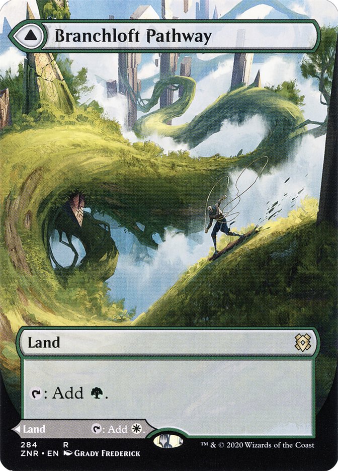 Branchloft Pathway // Boulderloft Pathway 284/280 (Zendikar Rising)  - Borderless | Good Games Morley