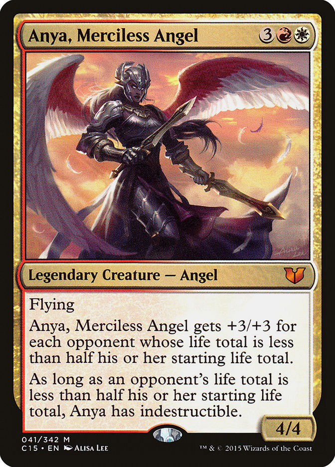 Anya, Merciless Angel 41/342 (Commander 2015)  | Good Games Morley