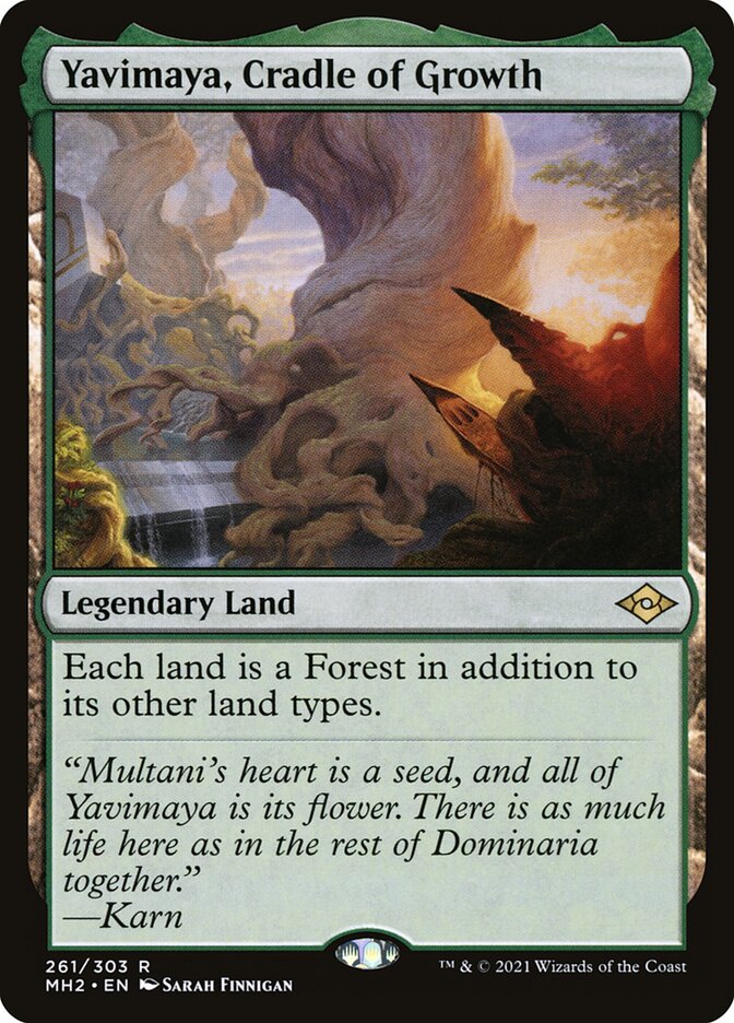 Yavimaya, Cradle of Growth 261 (Modern Horizons 2)  - Foil | Good Games Morley
