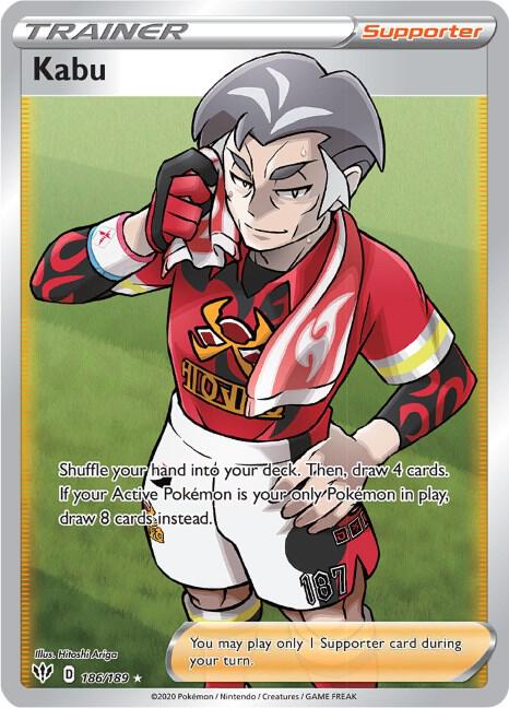 Kabu 186/189 (SWSH03: Darkness Ablaze)  - Holofoil | Good Games Morley