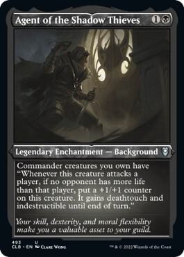 Agent of the Shadow Thieves 493 (Commander Legends: Battle for Baldur's Gate)  - Etched Foil | Good Games Morley