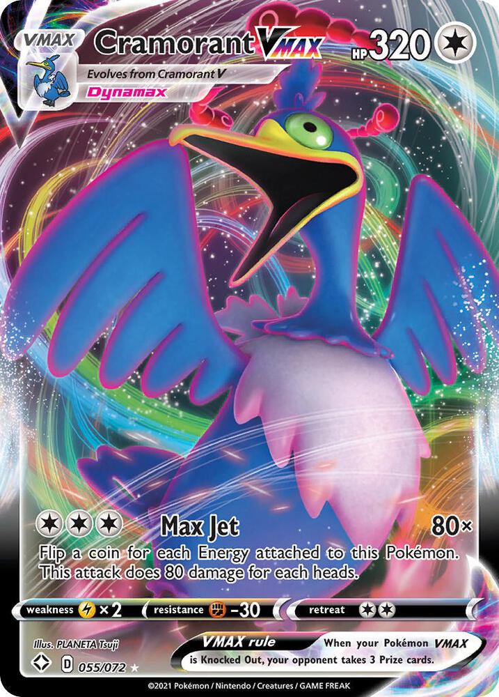 Cramorant VMAX 055/072 (Shining Fates)  - Holofoil | Good Games Morley