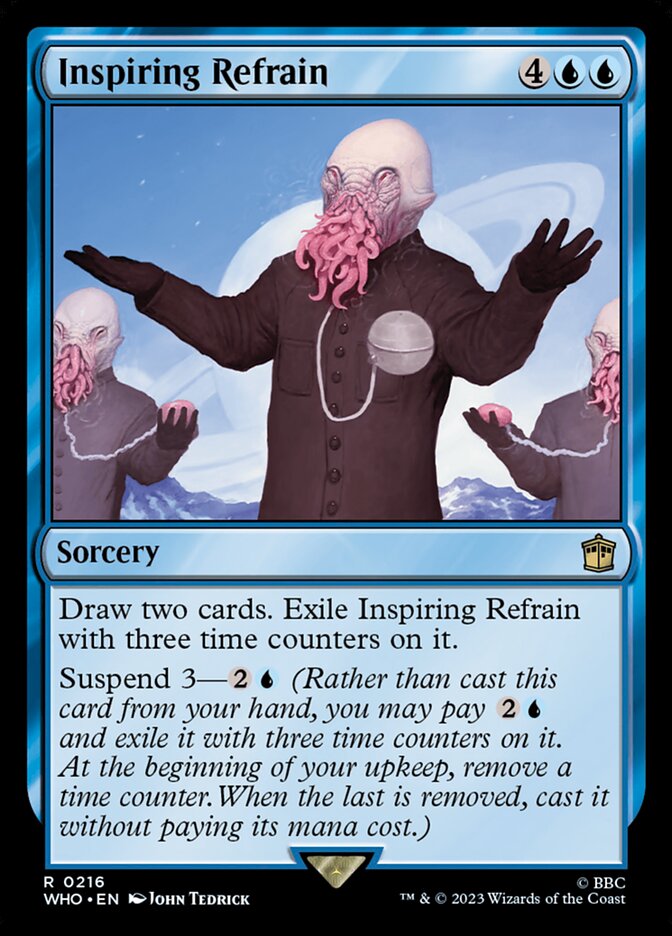 Inspiring Refrain 216/331 (Universes Beyond: Doctor Who)  | Good Games Morley