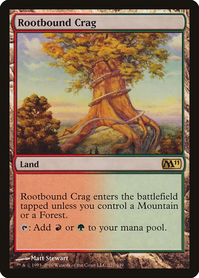 Rootbound Crag 227/249 (Magic 2011 (M11))  - Foil | Good Games Morley