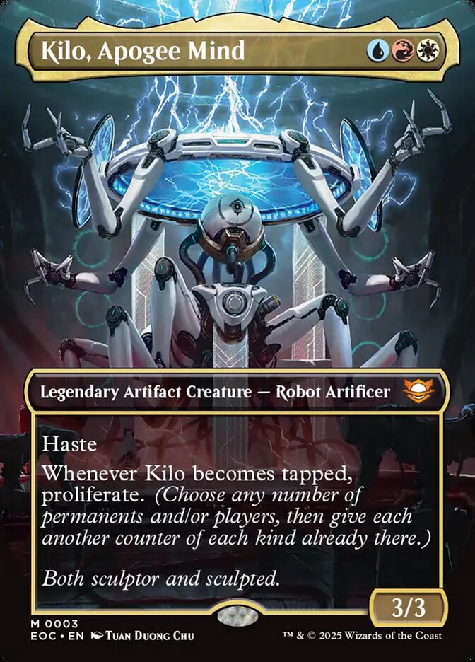 Kilo, Apogee Mind 3 (Commander: Edge of Eternities)  - Borderless Foil | Good Games Morley