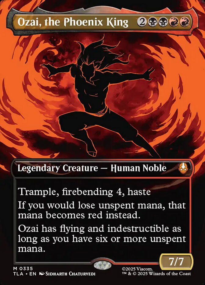 Ozai, the Phoenix King 335/286 (Avatar: The Last Airbender)  - Borderless | Good Games Morley