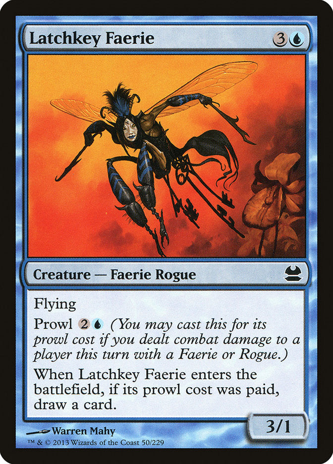 Latchkey Faerie 50/229 (Modern Masters)  | Good Games Morley