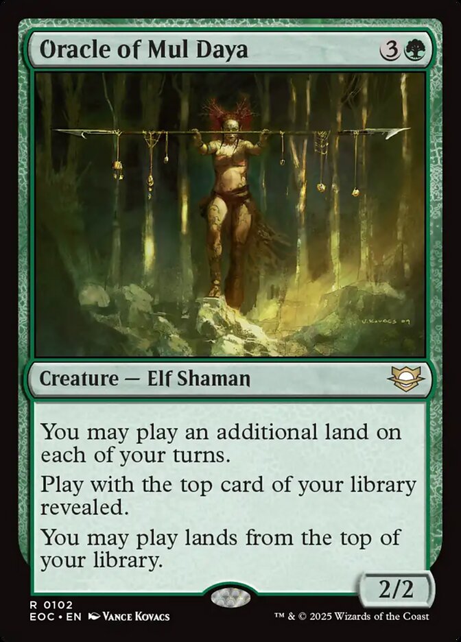 Oracle of Mul Daya 102 (Commander: Edge of Eternities)  | Good Games Morley