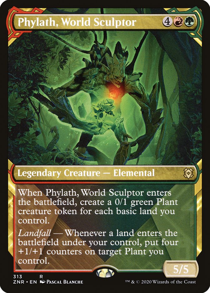 Phylath, World Sculptor 313/280 (Zendikar Rising)  - Showcase | Good Games Morley