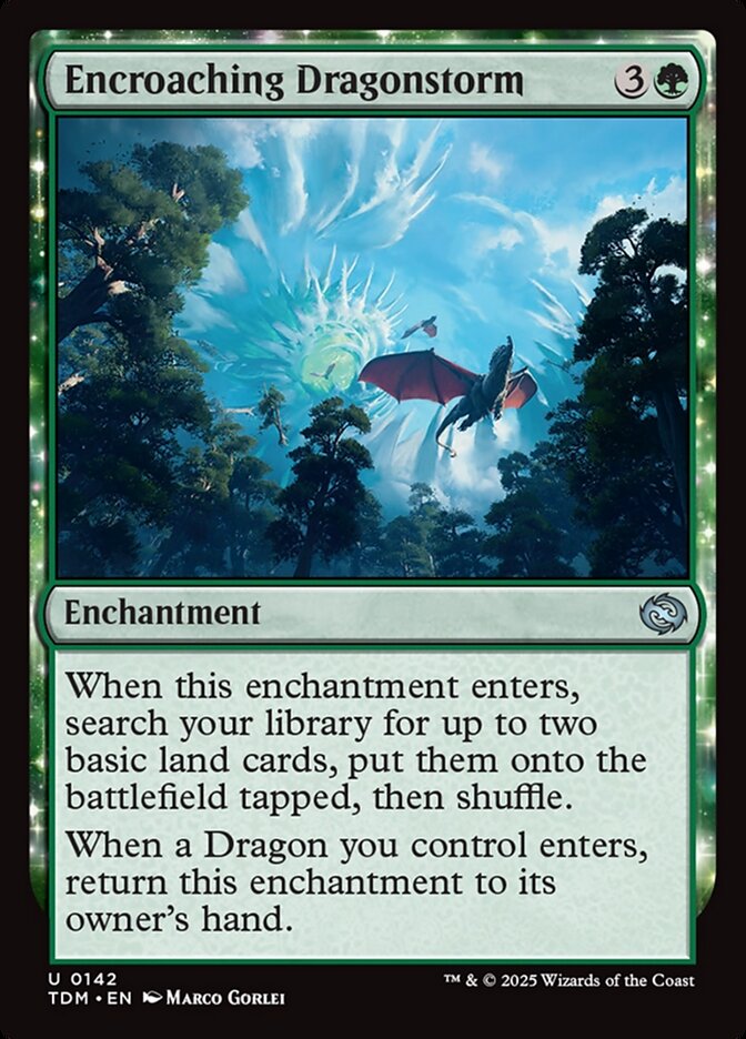 Encroaching Dragonstorm 142 (Tarkir: Dragonstorm)  - Foil | Good Games Morley