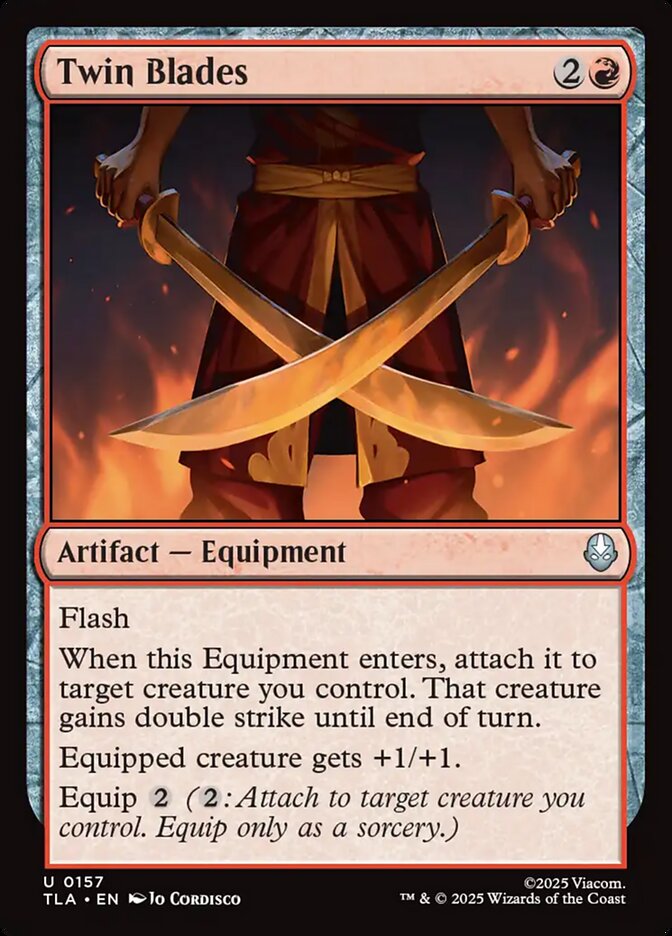 Twin Blades 157/286 (Avatar: The Last Airbender)  - Foil | Good Games Morley