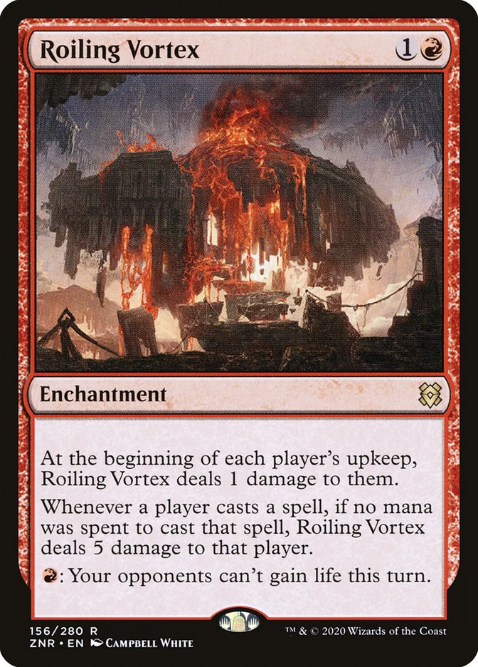 Roiling Vortex 156 (Zendikar Rising)  - Foil | Good Games Morley