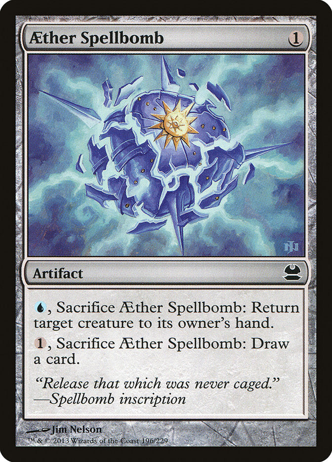 Aether Spellbomb 196 (Modern Masters)  - Foil | Good Games Morley