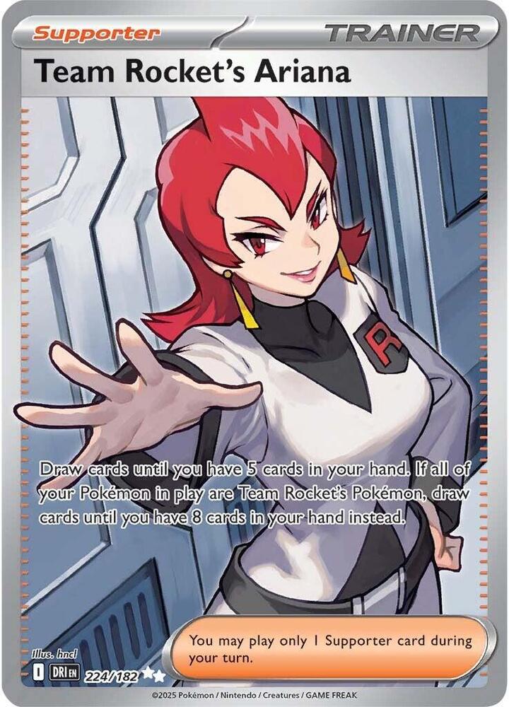 Team Rocket's Ariana 224/182 (SV10: Destined Rivals)  - Holofoil | Good Games Morley