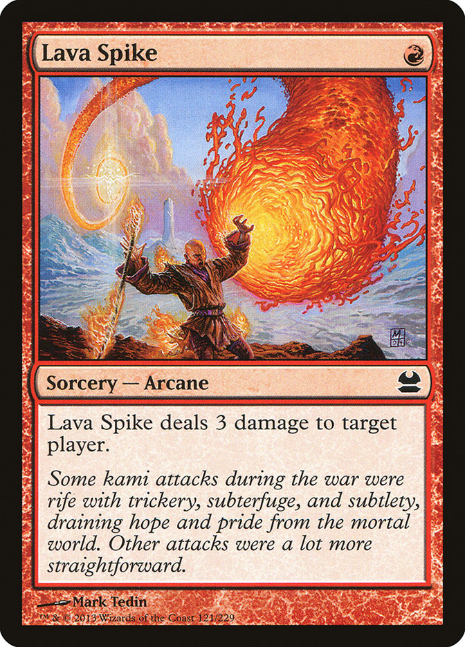 Lava Spike 121/229 (Modern Masters)  | Good Games Morley