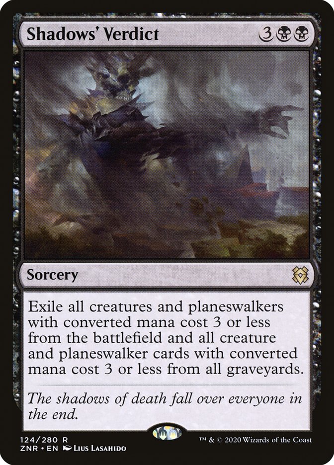 Shadows' Verdict 124/280 (Zendikar Rising)  | Good Games Morley