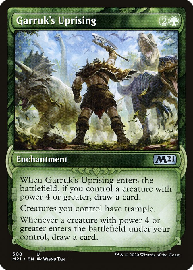 Garruk's Uprising 308 (Core Set 2021)  - Showcase | Good Games Morley