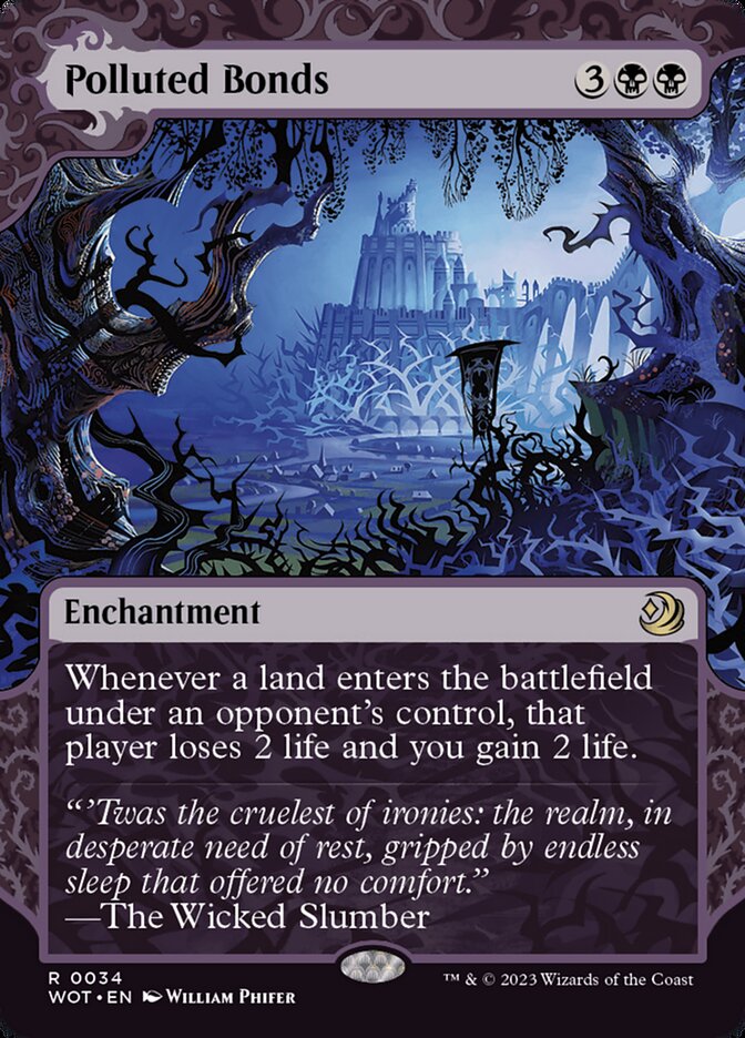 Polluted Bonds 34 (Wilds of Eldraine: Enchanting Tales)  - Showcase | Good Games Morley